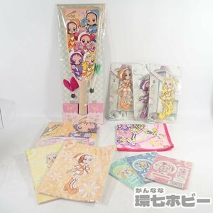 3QW31◆未開封有 当時物 おジャ魔女どれみ グッズ まとめ 大量セット/羽子板/ハンカチ/レジャーシート/マスコット/シール 送:-/80