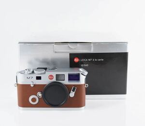 超希少 後期型 Leica M7 la carte シルバークローム ライカ M7 アラカルト レザー 完動品 付属品完備 関連 Leica M6 TTL M2 M3 M4 M5 MP