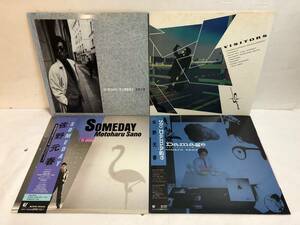 31126S 帯付12inch EP LP★佐野元春 4点セット★99 BLUES / VISITORS / SOMEDAY / No Damage