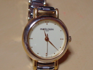 MARIE　CLAIRE　女性用腕時計　薄型　JAPAN