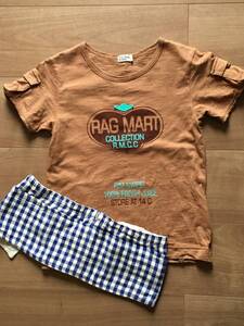 RAG MART　ラグマート　Tシャツ　（チュニック ）120　USED　/　③