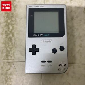 1円〜 箱無 ゲームボーイLIGHT MGB-101 シルバー 本体