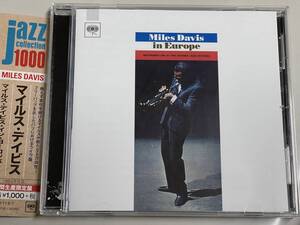 【CDほぼ新品】miles davis in europe/マイルス・デイヴィス・イン・ヨーロッパ+1/・デイヴィス【日本盤】