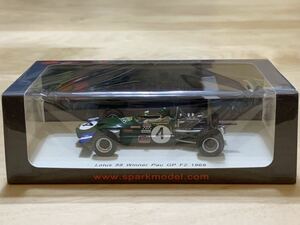 【新品：未開封】スパーク 1/43 ロータス 59 No.4 1969年 ポーGP F2 優勝車 / ヨッヘン・リント [S4276]