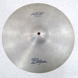 42ジルジャンZildjianシンバル14インチ ハイハットNEW BEAT HI HATドラマー機材ドラム打楽器パーツ音楽パーカッション古い昔の中古プロ