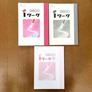 中３国語　光村　ｉワークプラス 新品・未使用　ｉワーク 2ページ書込みあり　解答付　セット　中学3年 塾専用教材 家庭学習 問題集 参考書