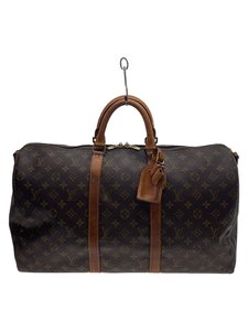 LOUIS VUITTON◆キーポル50_モノグラム・キャンバス_BRW/PVC/BRW/総柄