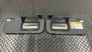 ◆未使用/新品◆ 超希少 三菱 純正 サンバイザー 左右セット ランサー エボ10 CZ4A Mitsubishi Lancer Sun Visor Black set OEM EVO10 CZ4A