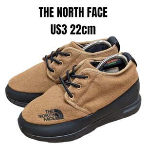 美品 THE NORTH FACE ノースフェイス キッズブーツ 22cm　ベージュ　チャッカブーツ