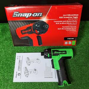 【未使用品(店頭展示品)】〇スナップオン/Snap-on コードレススクリュードライバー CTS861GDB グリーン