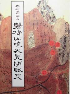 会津磐梯山★木村昌平の磐梯山噴火見聞略史 ２００２年 絵図 磐梯山噴火状況 吾妻山登山行路図・実況図 福島県