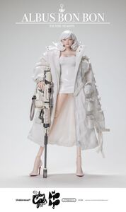 Threea underverse MOMO ALBUS BON BON 1/6 3A wwr underverse popbot ashley wood adventure kartel フィギュア