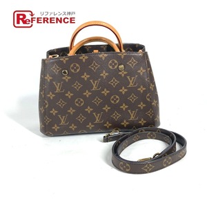 LOUIS VUITTON ルイヴィトン M41055 モンテーニュBB 2WAYバッグ ショルダーバッグ トートバッグ 斜め掛け モノグラム ハンドバッグ【中古】