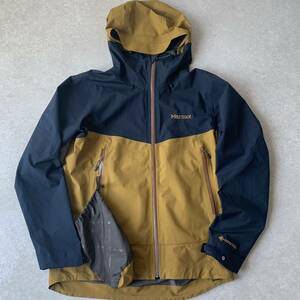 【美品】【ゴアテックス】マーモット コモド ジャケット ベージュ ネイビー メンズM MARMOT COMODO JACKET TOMPJK02 SCNV GORE TEX