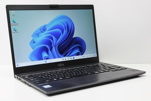 ノートパソコン Windows11 中古 富士通 LIFEBOOK U938 第7世代 Core i5 SSD128GB メモリ4GB Wi10 13.3 カメラ 軽量799g