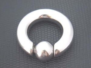 316サージカルステンレスリング・スプリングタイプ　２G　１4ｍｍ×10ｍｍ　210106