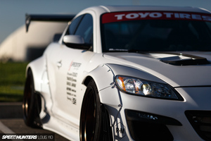 RX-8 SE3P M/C RB-STYLE フロントフェンダー +50mm FRP