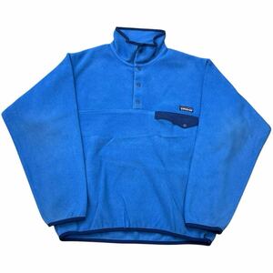 Patagonia SYNCHILLA スナップT MEN’S S 水色 プルオーバー シンチラ フリース ジャケット ライトウェイト パタゴニア sty25450 2011年製