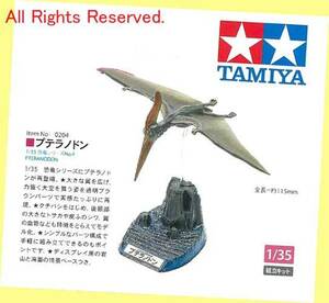 ▲★タミヤ #0204 プテラノドン ★プラモデルキット・一次流通 新品未組立・超貴重レア