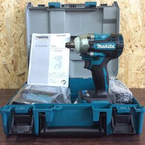 【WH-0558】未使用 makita マキタ 18V 充電式インパクトレンチ TW300DRGX 12.7sq [バッテリ2個+充電器] 純正セット