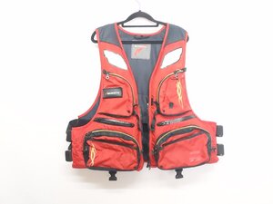 (管00507) マルキュー ライフジャケット PFD02 L2 レッド 救命胴衣 救命具 フローティングベスト 磯釣り