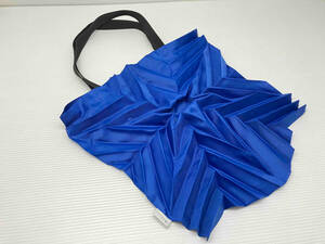 ★ ISSEY MIYAKE me イッセイミヤケ ミー トートバッグ プリーツバッグ スター 星 ポリエステル ブルー 通年