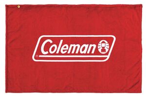 残1/BE-PAL ビーパル Coleman コールマン あったかブランケット BIG RED 2021年2月号 付録 限定 毛布 ボタンループ キャンプ アウトドア