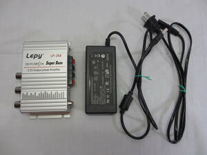 M96◇Lepy◇LP-26◇電源アダプター付◇Hi-Fi ステレオアンプ デジタルアンプ ミニサイズ パワーアンプ◇動作品◇