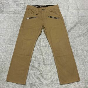 2C 【着少】Wrangler ラングラー W05252 ベージュ STRAIGHT ストレート パンツ 32 格安