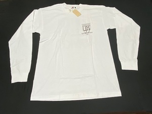 UPS ユナイテッド・パーセル・サービス United Parcel Service ロゴデザイン 長袖 Tシャツ Lサイズ ホワイト 展示未使用品　