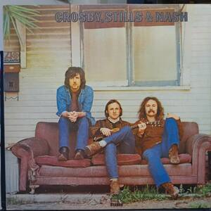 英ATLANTIC盤LP！Wロゴなし！Crosby, Stills & Nash / Crosby, Stills & Nash 1969年作の70