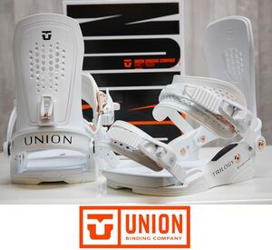 【新品】25 UNION TRILOGY - WHITE - Mサイズ 正規品 保証付 レディース スノーボード バインディング