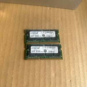 （4A）crucial 8GB DDR3 1600 SODIMM 1.35v 2枚セット