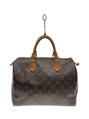 LOUIS VUITTON 1)スピーディ30_モノグラム・キャンバス_BRW PVC ブラウン