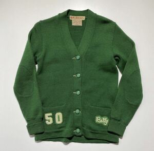 1950s Vintage LASLEY KNITTING Wool Cardigan 1950年代 ヴィンテージ ラスレイニッティング ウール カーディガン 子供用 キッズ G2160