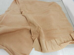 シンプルな帯揚げ　ベージュ　未使用品