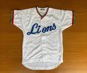 プロ野球 西武ライオンズ SEIBU LIONS ミズノ 黄金期 当時物 ユニフォーム メッシュ クラシック サイズ150 M位 [c6-0023]