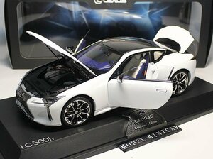 ▲金属製！全開閉！LEXUS特注 1/18 レクサス Lexus LC500 LC500h 新品 白