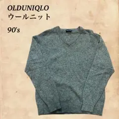 OLDUNIQLO オールドユニクロ　ウールニット　90