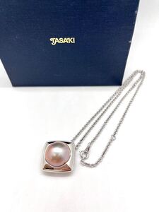 TASAKI 田崎真珠 タサキ マベパール ペンダント トップ ネックレス シルバー