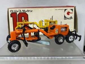 永大 グリップ ゼッケン EIDAI GRIP ZECHIN 19 1/96 CATERPILLAR No.14E モータグレーダ キャタピラー JAPAN 日本製