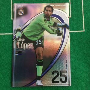 212)Panini Football League Real Madrid 25 Diego Lopez ディエゴ ロペス レアル マドリード リーガエスパニョーラ パニーニ フットボール