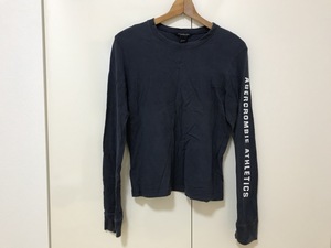 ■【YS-1】 アバクロンビー＆フィッチ Abercrombie&Fitch ■ 長袖Ｔシャツ ロンＴ ■ 紺系 ネイビー系 ■ ＸL 【東京発 手渡し可能】■D