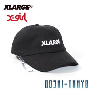 ◆日本未発売◆X-LARGE TEXT LOGO カーブキャップ　CAP エクストララージ　ロゴ　キャップ　ユニセックス対応