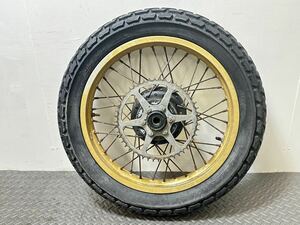 Y354 XT250 リアホイール スプロケット付き　