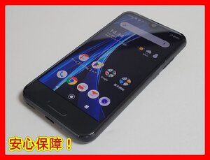 　★【47926WM】 完動品 au SHV41 SHARP AQUOS R compact メタルブラック 1円 ! 1スタ !