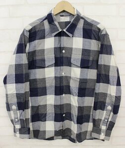 2T9390■OLDJOE INDIGO FLANNEL BOX SILHOUETTE SHIRTS オールドジョー インディゴフランネルボックスシルエットシャツ