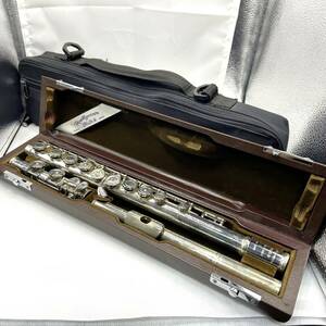 12950★MIYAZAWA Flute ミヤザワフルート gi-bu classic I フルート 中古品 楽器 ケース付き みやざわ 日本製 管楽器 銀色 シルバーカラー 