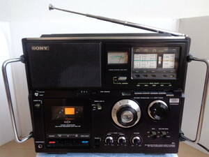 ソニー　CF-5950スカイセンサー　FM/MW/SW1/SW2/SW3　5バンド　ラジオカセット　美品整備作動品