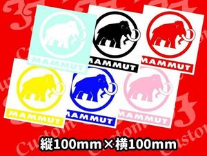 ◇送料無料【全16カラー】MAMMUT 防水ステッカー◇マムート◇貼り方説明書付き【No.034】